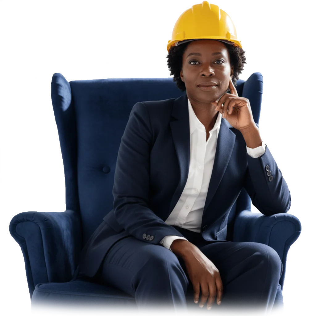 Construction Professional in Chair